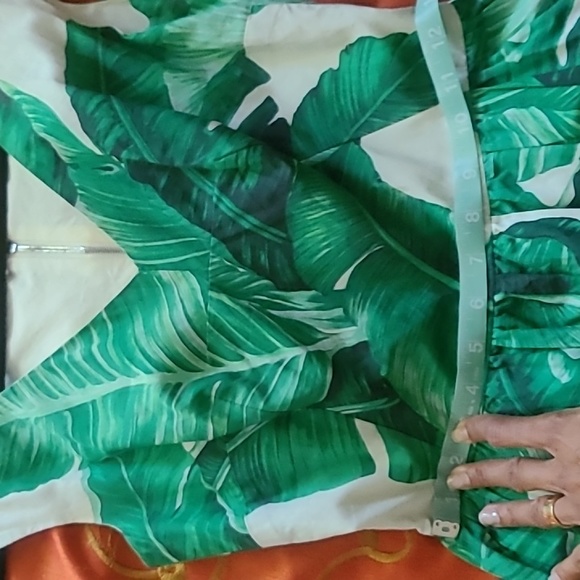 Dolce & Gabbana Bana Leaf Print Midi dress - Picture 7 of 7